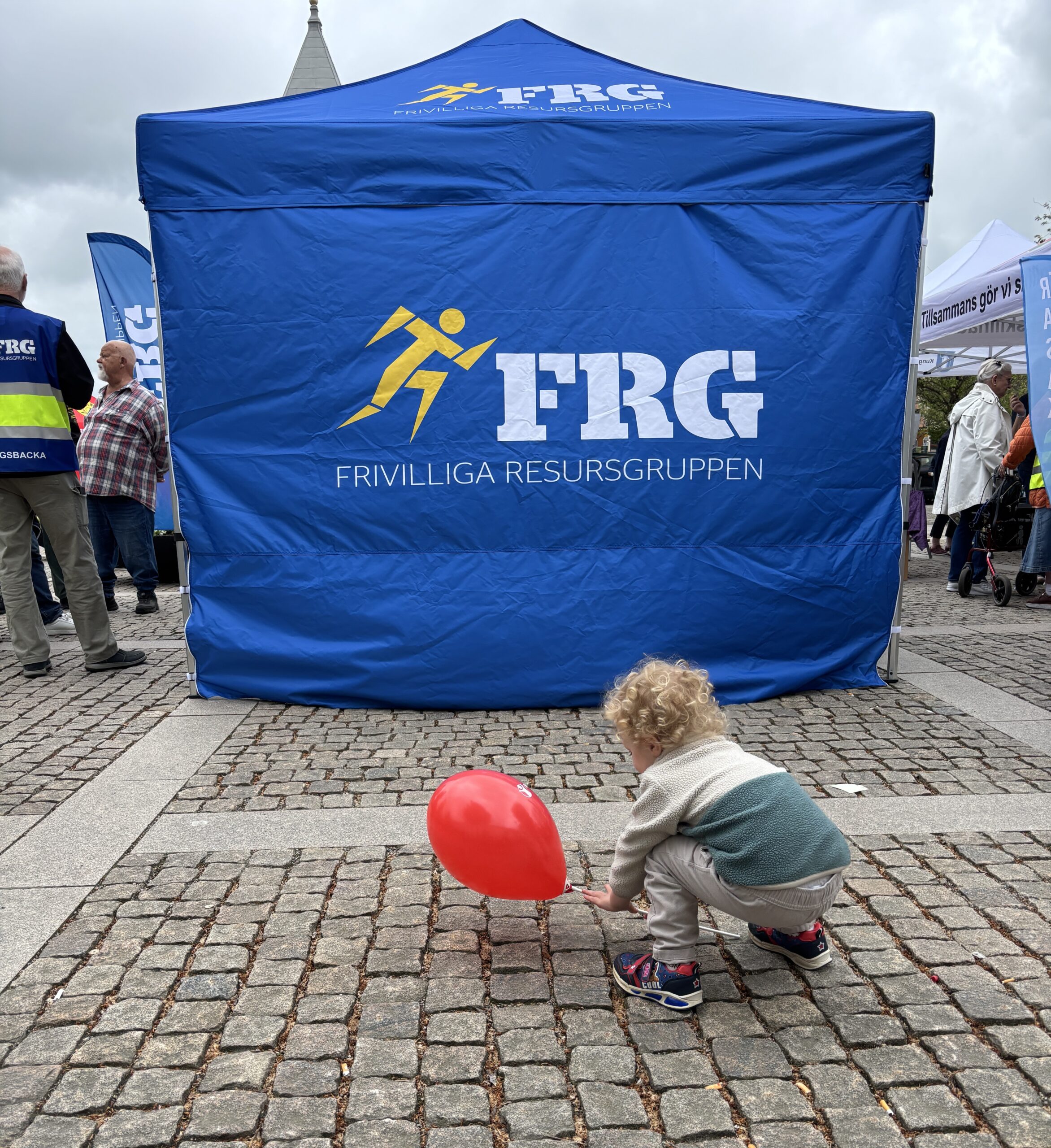 FRG tält på Kungsbacka torg Blåljusdagen 2026